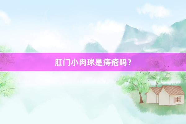 肛门小肉球是痔疮吗？